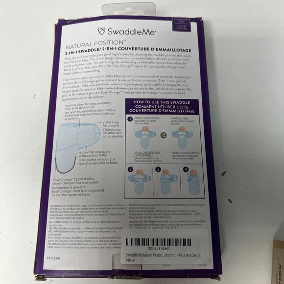 Swaddleme baby swaddle 0-3 mints - Picture 2 of 3